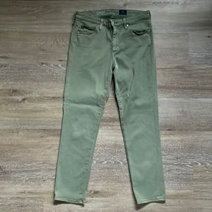 AG The Prima Crop mid-rise cigarette crop pants size 27